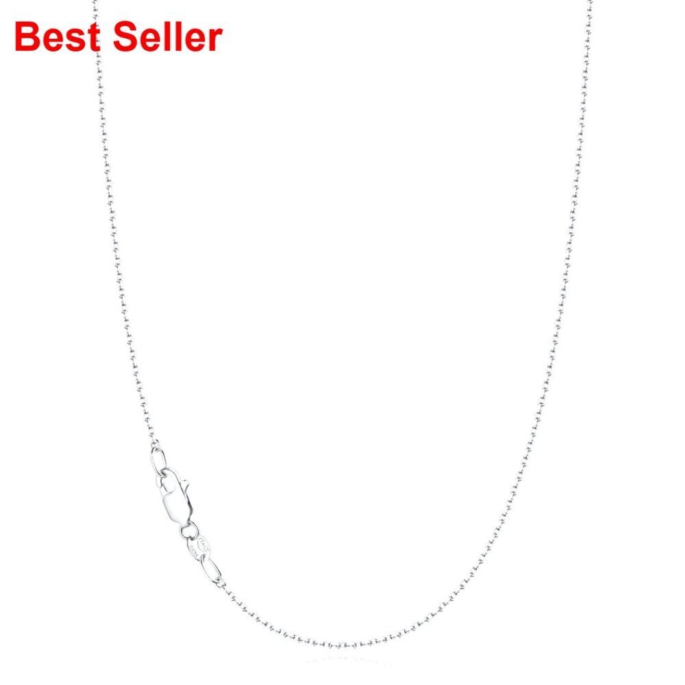 18k Gold Plated 925 Sterling Silver Cable Chain Necklace Thin Dainty